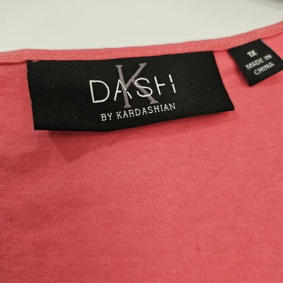 K DASH by Kardashian Pink Sleeveless Tank Top Relaxed Fit - Picture 4 of 7